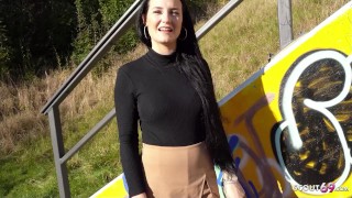 German Teen Nurse Lacy Lynn Seduce to First Time Porn Casting Fuck - GERMAN SCOUT