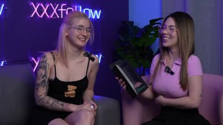 XXXfollow #1 Emma Fiore & Dani Ortiz- JOI, sloppy blowjob, besos calientes y grandes tetas- Podcast