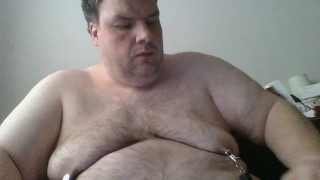 Gewichte an meinen Titten