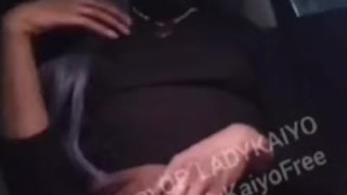 Petite sexy ebony shows off perfect body