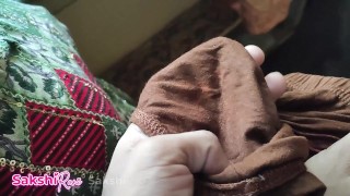 Desi Bhabi ke TITS par CUM daala with dirty talk