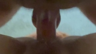 Close up Hairy Amateur Creampie