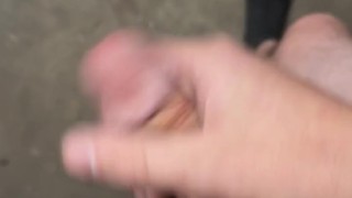 Strip and jerking off at work