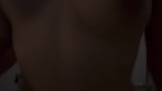 Asian wife’s wet pussy sounds while she rides