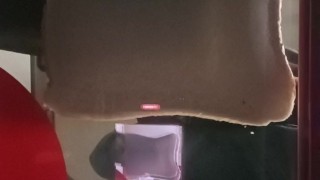 Underglass Bread crush Part 1. See what it feels like under under my dirty boots