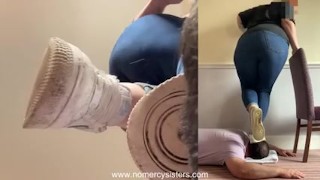 First head trampling with shoes and POV