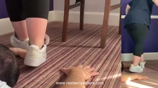 trampling individual fingers and duo chair crushing