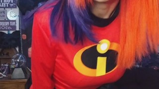 Mrs. Incredible Cums In Suit Full Vid