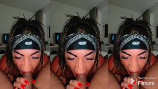 Breaking my throat with a beastly blowjob