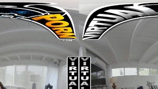 VIRTUAL PORN - Gorgeous Demi Diveena Desperately Needs Some Anal & Her Stepson Is Willing To Help