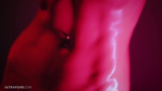 ULTRAFILMS Super hot girl Sybil oiling herself and masturbating