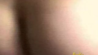 Slutty blonde dominatrix having fun playing with a slave's cock