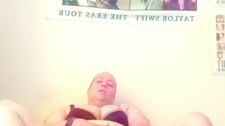 BBW Latina Milf strip and Anal play