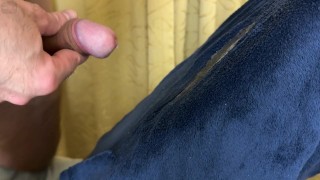 Amateur Man Humping Bed while Moaning and Dirty Talking until Intense Shaking Orgasm - fap2it