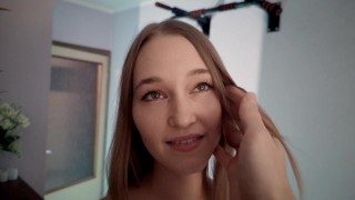 Horny Step Sister Pounces On Cock