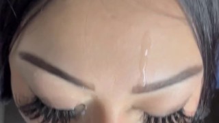 Hoodie fuck and suck creampie