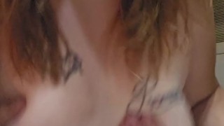 Daddy gave his slut a dirty fuck before her shower. What a good slut.