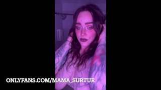 Big tattooed tits - HOT juicy milf gets ready to shoot scene