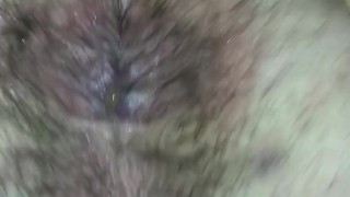 Gaping from a plug. Wish it was a cock