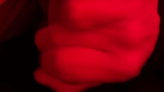 PULLING ON MY BALLS WHILE MASTURBATING