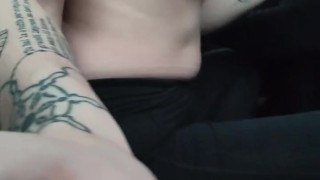 Sesso in macchina in mezzo alla neve (farcitura solo su OF)