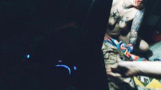 Sexy tattooed milf tries to deep throat his big dick