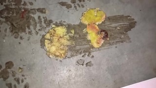 Peach Crush & Trample. Destroyed under my dirty boot 👣👣