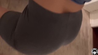 busty stepmom lets lil d hit while dad's at work pt 2