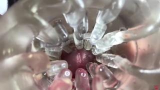 Close up camera in pussy. Sweet Cum inside pussy.