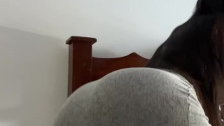 Venezuelan big ass masturbates with a big dildo