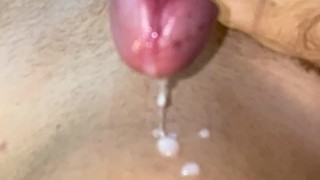 What a mess!!! Crazy cumming slowmo.