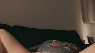 Making my pussy squirt with my toy