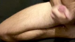 Quick cum before shower