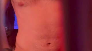 Twink Sucks My Big Dick at TroughX Live Sex Show