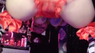Checkered Slut Ass Pussy Show Off