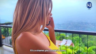 POV: We video call and you make me have an explosive squirt in my kitchen - Kem Indians