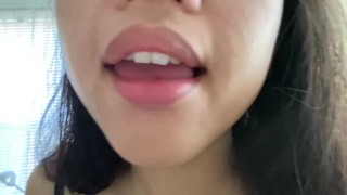 JOI Slut Wants Her Throat to be owned and Swallow A Huge Cumload
