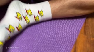 Intense Solo Boy Cumshot Compilation / huge cum uncut cock Handjob