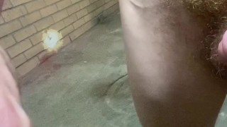 Hairy Cock Edging Out Huge Load