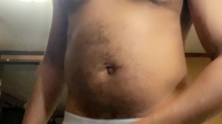 Mr Showtime69 struggles taking his BBC out his shorts