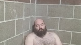 Campground shower Masturbation