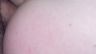 Taking daddy’s big cock in my ass, begging for his cum in my ass