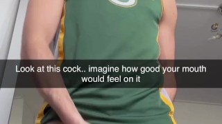 Home Alone College Stud Stroking His Huge Cock Fingering and Getting Horny On Camera