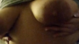 Huge ass big tit sexy wife grinding on husband