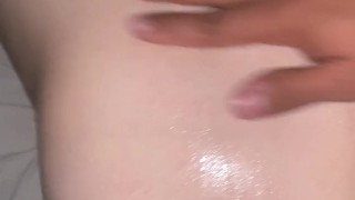 Le lleno el culo de leche y la cojo de nuevo en bariloche viaje de egresados