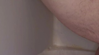 Dadbod Fucks Dildo to Giant Cumshot
