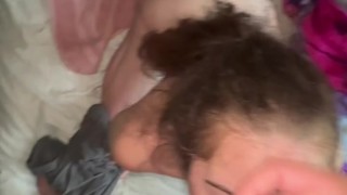 Petite slut gets facial🥜