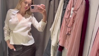 [4K] Transparent Haul | Transparent Tops Chall