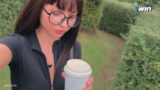 A Day With Mayalis. Choosing Lingerie and Yoga Pants. Met and Fucked a Fan