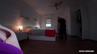 He didn't even undress me, launched on the bed and ass fucked hard